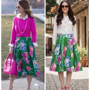 Kate Spade Lorella Floral A Line Skirt Size 4
